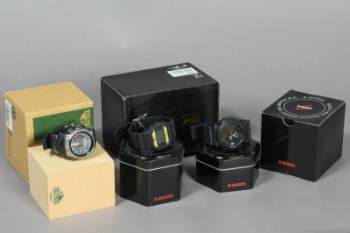 Casio G-Shock samt Casio Tougt Solar PRO Trek, 3 armbåndsure (3)