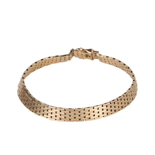 S.V. Glymers Eftf. Brick bracelet of 8 kt. gold