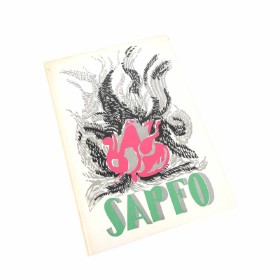 Axel Salto (1889-1961): 'Sapho', bog med træsnit. 1943.