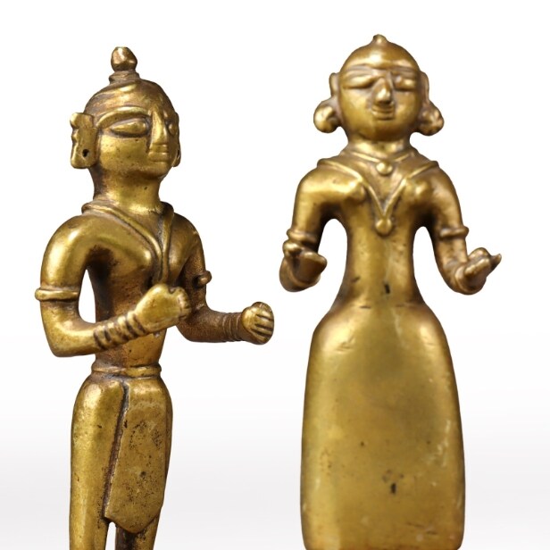 To indiske figurer, ant. 1800-tallet