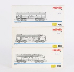 Märklin 3060+4063+4060 HO: Diesellokomotiv TYP EMD F7 samt B-Unit (3)