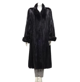 A. Koppel & Co.: Long Saga mink coat, approx. str. 42