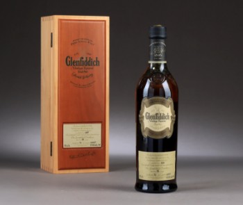 Whisky. Glenfiddich 1965 Vintage Reserve single malt 47,8%, 0,7 l.