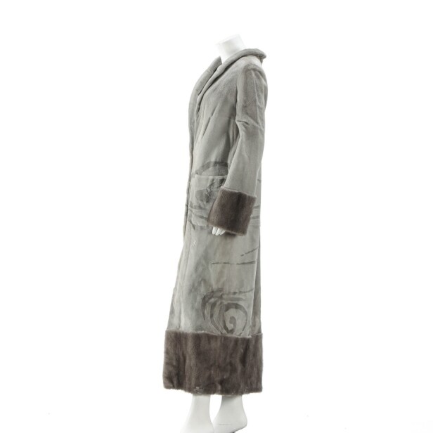 6868 - Kopenhagen Fur. Unique fur coat made of sheared mink. size 38