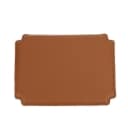 Cushion for Wegner's stool for rocking chair, model J16, cognac-coloured leather.