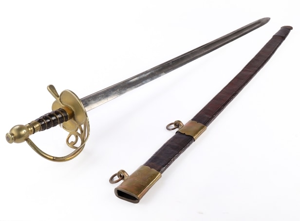 Pallask med skede, 1800-tallet