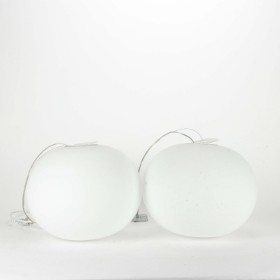 Jasper Morrison. A pair of white opal glass pendants, model 'Glo-Ball S2' (2)