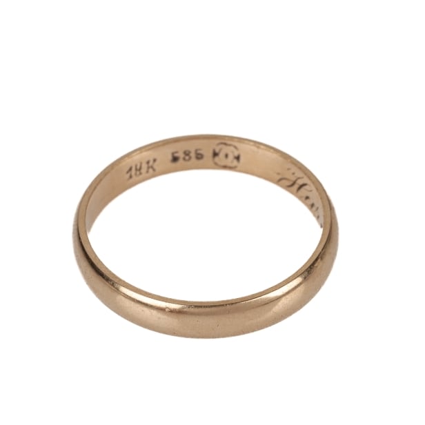 Ring of 14 kt. gold. size 53.5