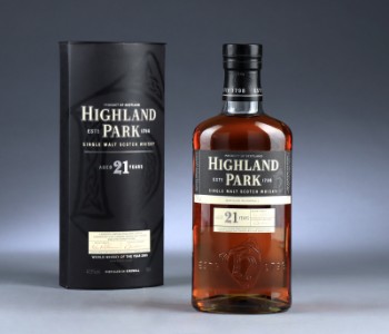 Whisky. Highland Park 21 years Single Malt, 47,5%