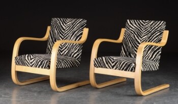 Alvar Aalto. Par lænestole, model 402 (2)
