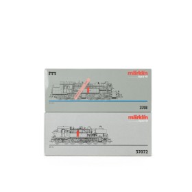 Märklin 3688+3720 Digital HO: To diesellokomotiver DHG 700 C samt BR V 32 (2)