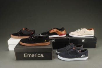 Emerica, DC Shoes, Globe, Lakai. Fem par sko. Str. EUR 39 (5)