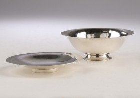 Georg Jensen. A pair of small sterling silver bowls, designs 575C and 620A (2)