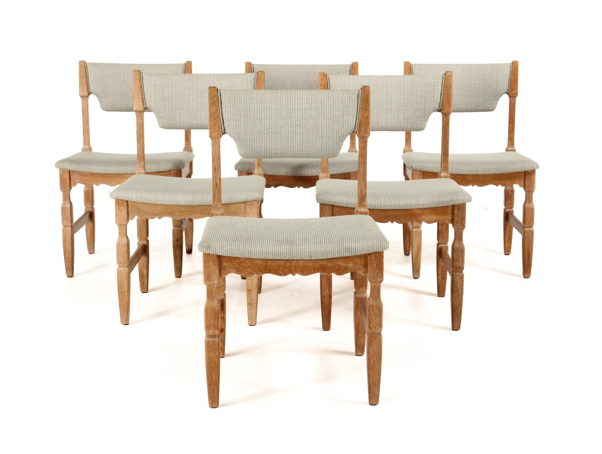 Danish furniture manufacturer. Six dining chairs, 1960/70s (6)