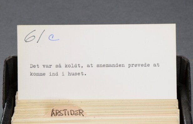 Otto Leisner. Kartotek med vittigheder.(ca. 3000)