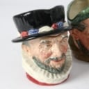 Royal Doulton mm.: Samling Toby Jugs af fajance (5)