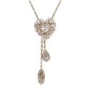 Zipper diamond necklace in 14 kt. gold, approx. 1.81 ct.