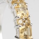 Yellow citrine and violet amethyst ring (2)