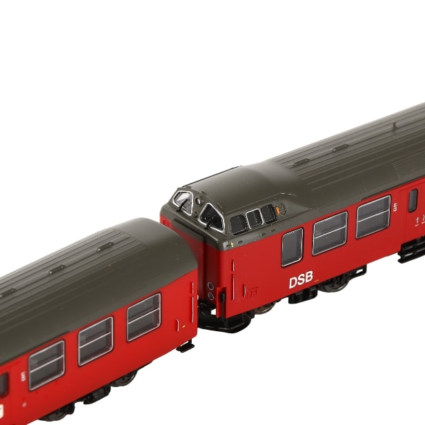Märklin HO DSB MY 1147 locomotive el. train w/ HELJAN DSB passenger ...