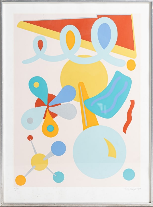 Tom Krøjer: Composition, silkscreen (cd)