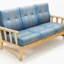 Solid pine sofa, 1960s