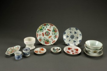 Samling kinesisk porcelæn, 1900-tallet (11)