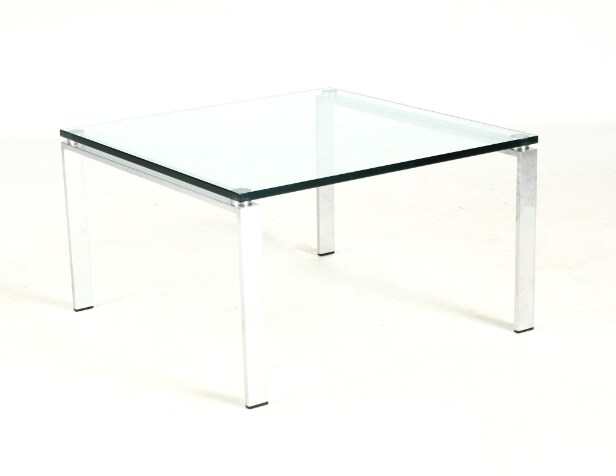 Norman Foster for Walther Knoll. Coffee table with glass top. | Lauritz.com
