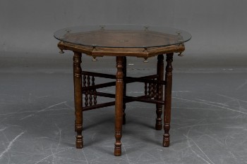 Orientalsk rygebord med glasplade (3)