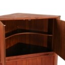 Skagen Furniture Factory. Corner cabinet, 1960s, teak wood