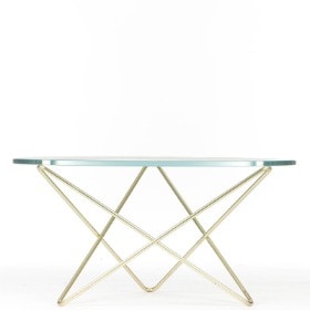 Dennis Marquart for OXDenmarq. Model O table. Sofabord med plade af glas