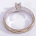 Bent Larsen. Solitairering i 14 kt. hvidguld, 0.10 ct.