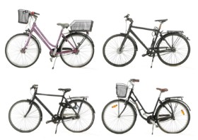 7606, 7608, 7609, 7610 - Samling cykler (4)