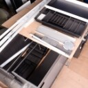 Boffi Køkken med Corian plade og Gaggenau hvidevarer