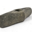 Denmark's ancient Neolithic age, rock battle axe.