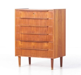 Teak chest of drawers, 1950s