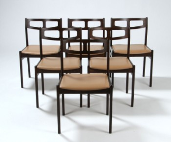 Dansk møbelproducent. Spisebordsstole af eg (6)