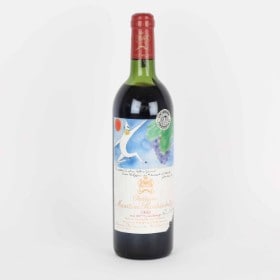 1 fl. Chateau Mouton Rothschild, 1982. Stand B/C