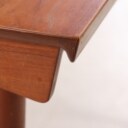 Finn Juhl for France & Daverkosen. Spisebord af massiv teak, model 'FD-540'