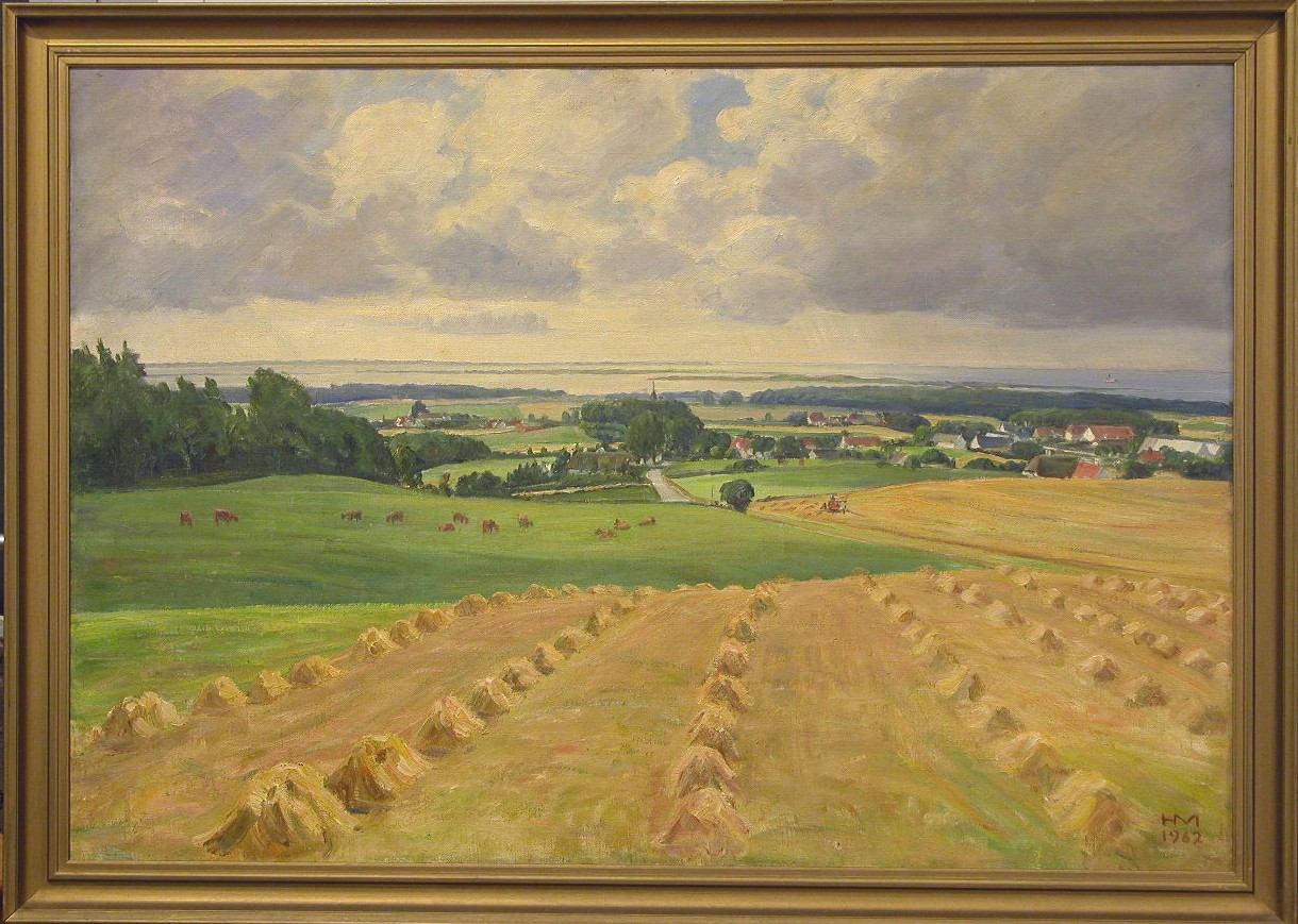 Harald Madsen 1900tallet. Landskab ved