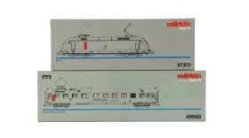 Märklin 37371+49960 Digtial HO: Electric locomotive BR 101 and gauge car (2)