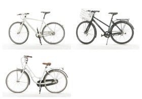 7476, 7479, 7478 - Samling cykler (3)