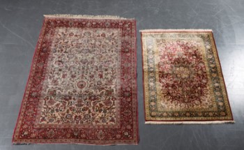 To Persiske silketæpper (2)