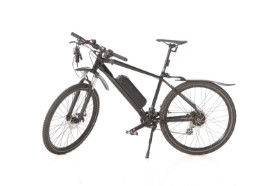 Mustang Vulcan Electric electric mountain bike with 16 gears - Black