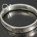 John Lauritzen armbånd samt engelsk armring, sølv (2)