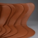 Leather covers for Arne Jacobsen's 7 chairs, cognac (model 3107) (6)
