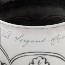 A. Michelsen. Tall, beautiful silver vase