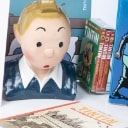 Samling Tintin bøger mm. (9)