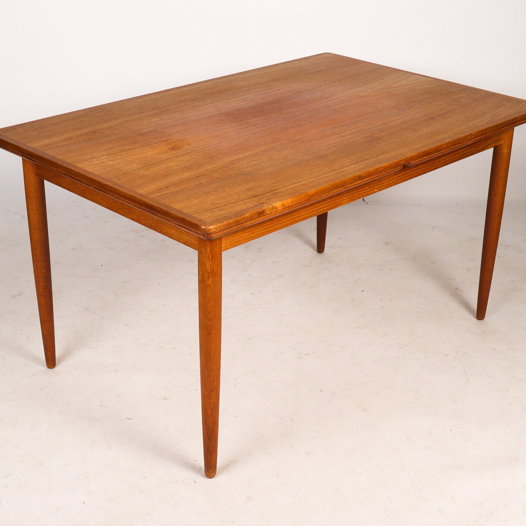 Danish furniture manufacturer, dining table with Dutch extension, L ...