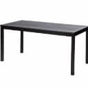 Cinas. Havebord, bænk samt to havestole. Model Rosenborg - Mat sort (4)