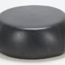 Patricia Urquiola for B&B Italia: Black leather pouf, model 'Fat Sofa'